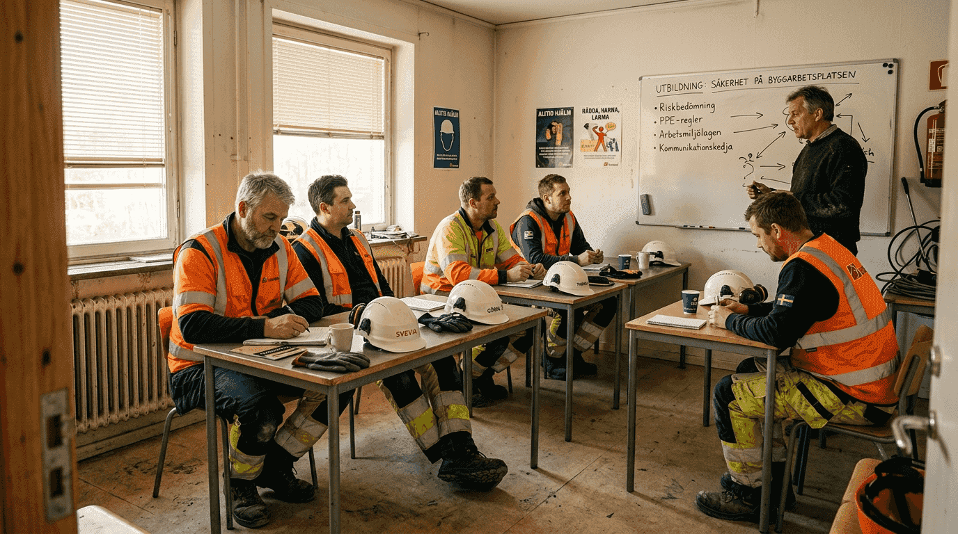 Exempel på effektiva byggutbildningar för 2026