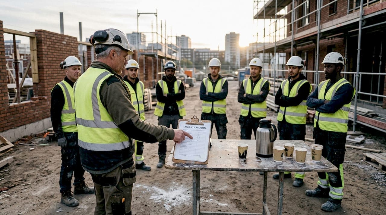 Säkra byggarbetsplatser med rätt säkerhetsutbildning