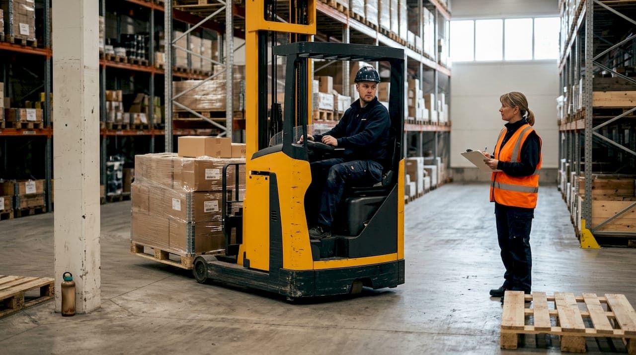 Så ökar utbildning för truckförare säkerheten och effektiviteten