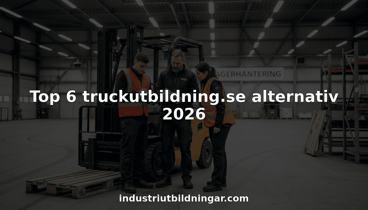 Top 6 truckutbildning.se alternativ 2026