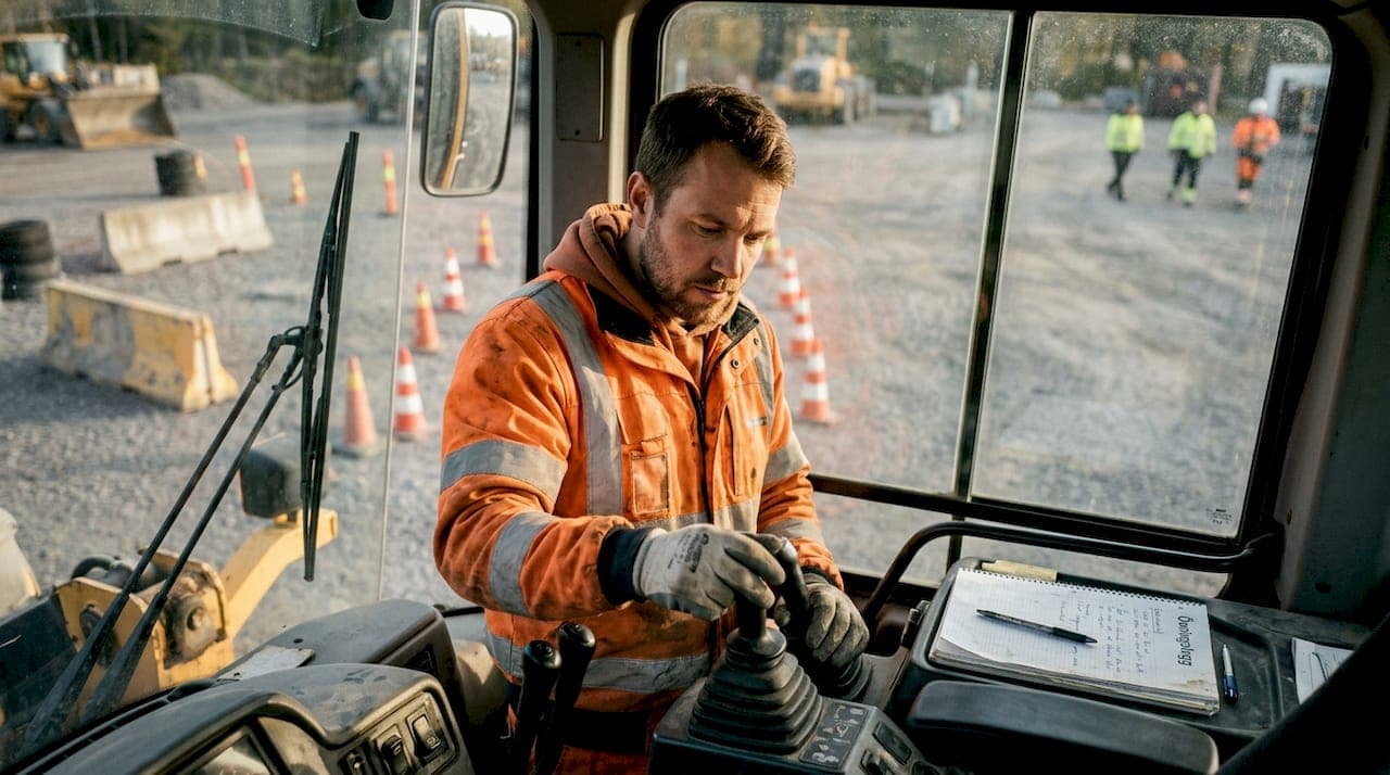 Maskinförarutbildning 2026: guide till certifikat och karriär